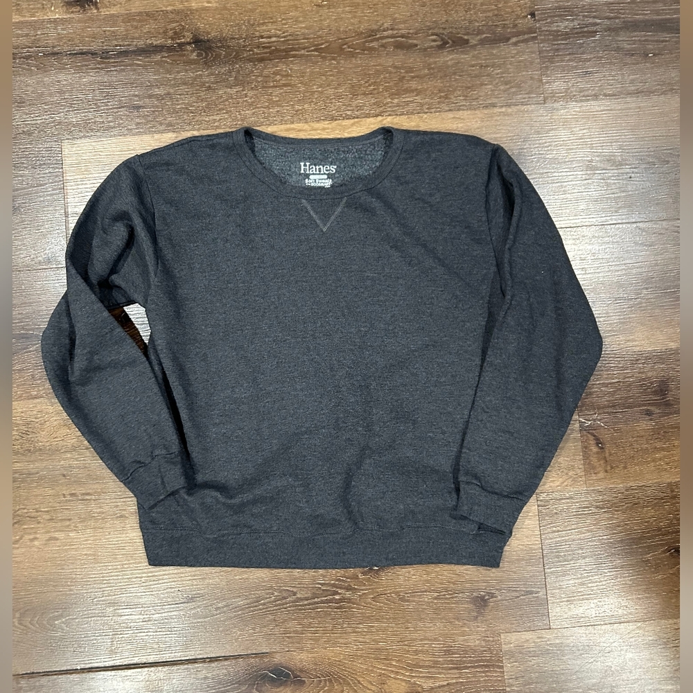 Hanes‎ Charcoal Crewneck Sweatshirt